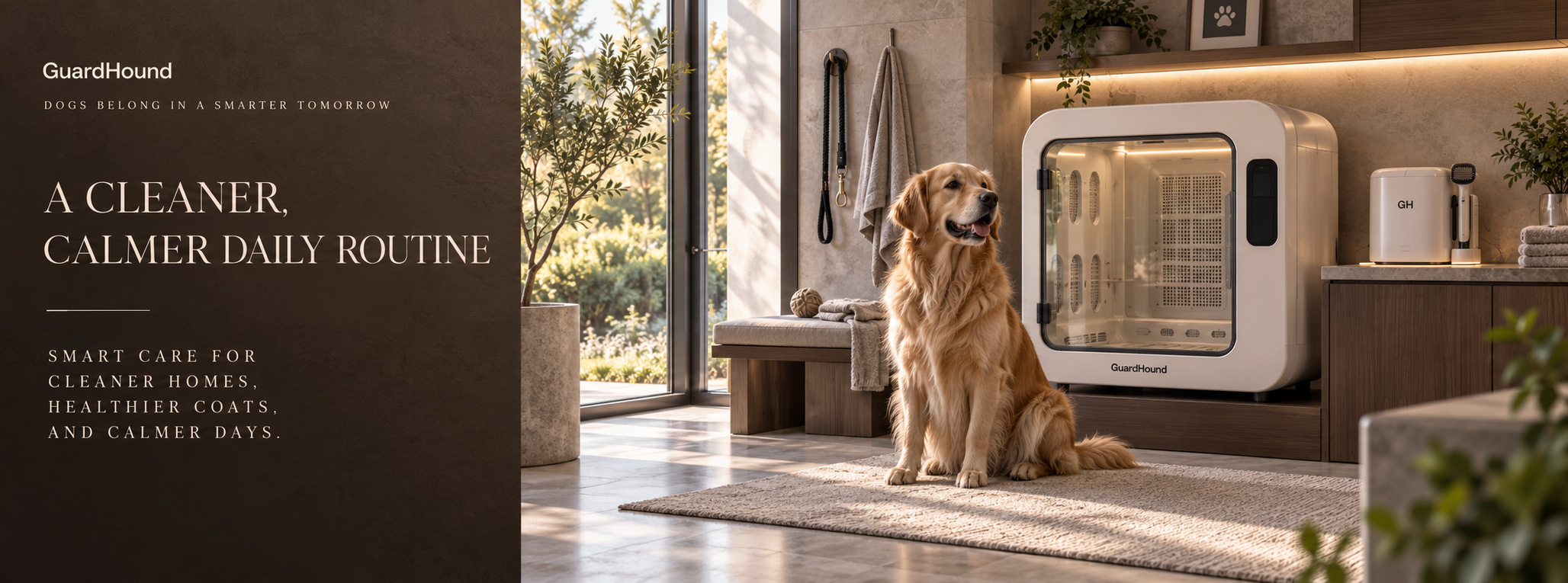 Брендовая реклама GuardHound · умная уборка и уход