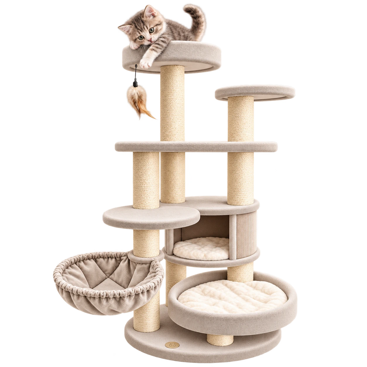 CAT ESSENTIALS товары для кошек на каждый день · кошачий комплекс в виде бутона